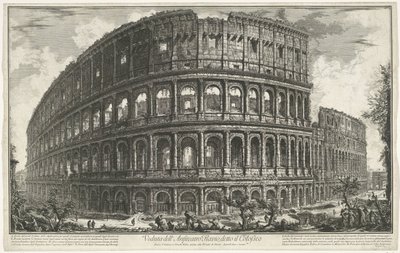 Colosseo a Roma (vedute di Roma disegnate e incise da Giambattista Piranesi) da Giovanni Battista Piranesi