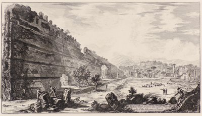 Degli avanzi del Castro Pretorio nella Villa Adriana a Tivoli da Giovanni Battista Piranesi