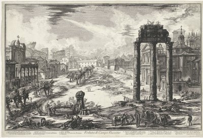 Forum Romanum a Roma da Giovanni Battista Piranesi