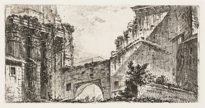 Foro di Augusto, tavola 15 da Alcune vedute di archi trionfali e altri monumenti da Giovanni Battista Piranesi
