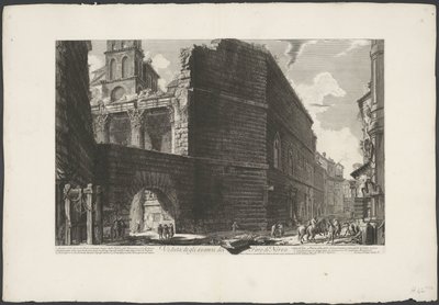 Foro di Augusto a Roma da Giovanni Battista Piranesi