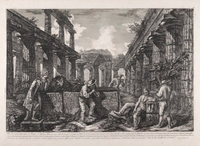 Frontespizio, da Diverse vedute di  da Giovanni Battista Piranesi