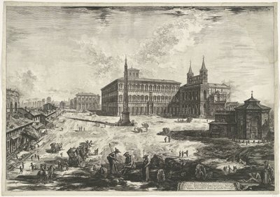 Veduta del Laterano a Roma con San Giovanni in Laterano da Giovanni Battista Piranesi