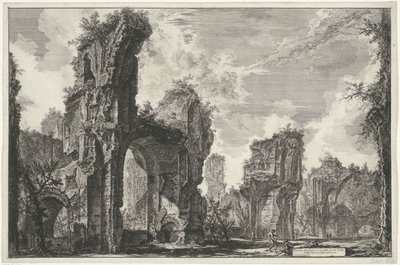 Rovine del Sisto, o sia della gran sala delle Terme Antoniniane da Giovanni Battista Piranesi