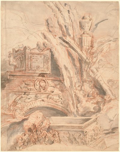 Grottesco con la Tomba di Nerone da Giovanni Battista Piranesi