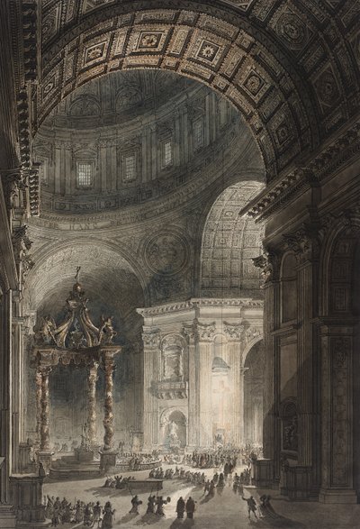 Illuminazione della Croce a San Pietro il Venerdì Santo, 1787 da Giovanni Battista Piranesi
