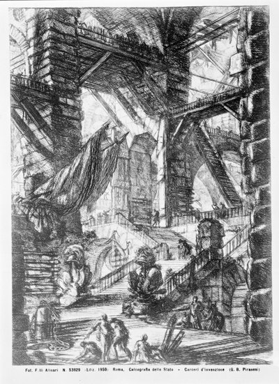 Prigione immaginaria da Giovanni Battista Piranesi