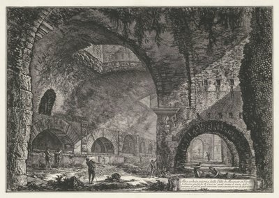 Interno del Tempio di Ercole Vincitore a Tivoli da Giovanni Battista Piranesi