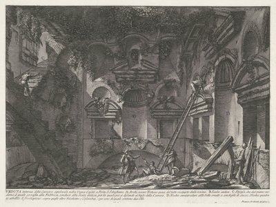 Interno della tomba presso Vigna Casali da Giovanni Battista Piranesi