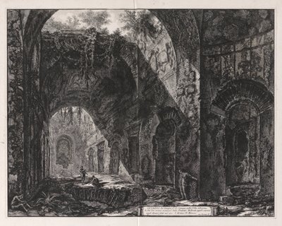 Interno del Tempio detto di Canopo nella Villa Adriana da Giovanni Battista Piranesi