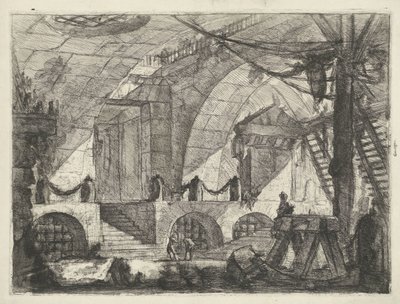 Prigione con cavalletto da Giovanni Battista Piranesi