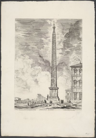Obelisco Lateranense a Roma da Giovanni Battista Piranesi