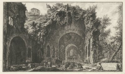 Ninfeo di Egeria presso Roma da Giovanni Battista Piranesi