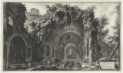 Ninfeo di Egeria vicino a Roma da Giovanni Battista Piranesi