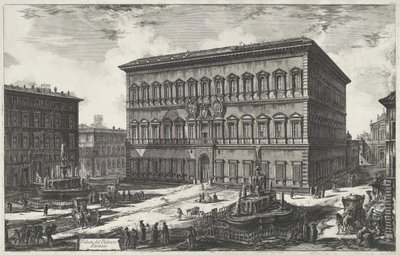 Palazzo Farnese a Roma da Giovanni Battista Piranesi