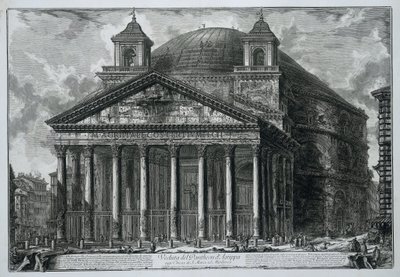 Pantheon a Roma da Giovanni Battista Piranesi