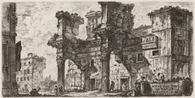Parte del Foro di Nerva da Giovanni Battista Piranesi