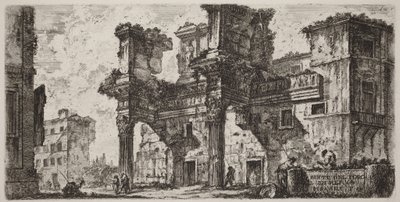 Parte del Foro di Nerva da Giovanni Battista Piranesi