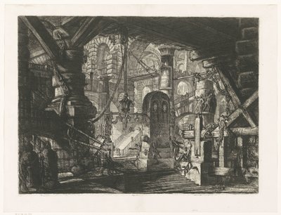 Molo con catene da Giovanni Battista Piranesi