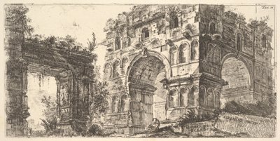 Plate 11: Temple of Janus (Tempio di Giano), from "Antichità Romane de
