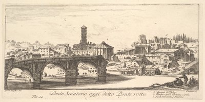 Ponte Senatoriale, oggi chiamato Ponte Rotto da Giovanni Battista Piranesi