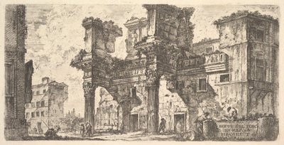 Parte del Foro di Nerva da Giovanni Battista Piranesi