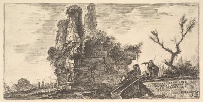 Tomba dei tre fratelli Curiazi ad Albano da Giovanni Battista Piranesi
