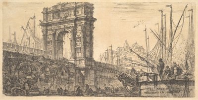 Arco di Traiano ad Ancona (dettaglio) da Giovanni Battista Piranesi