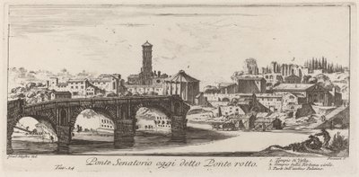 Ponte Senatorio oggi detto Ponte Rotto da Giovanni Battista Piranesi