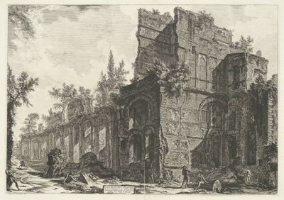 Pretorio nella Villa Adriana a Tivoli da Giovanni Battista Piranesi