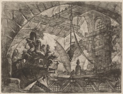 Prigionieri su una Piattaforma Sporgente da Giovanni Battista Piranesi