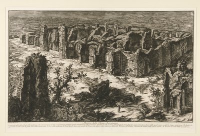 Rovine delle Terme Antoniniane (Terme di Caracalla), da Vedute di Roma da Giovanni Battista Piranesi