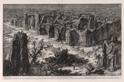 Rovine delle Terme Antoniniane da Giovanni Battista Piranesi