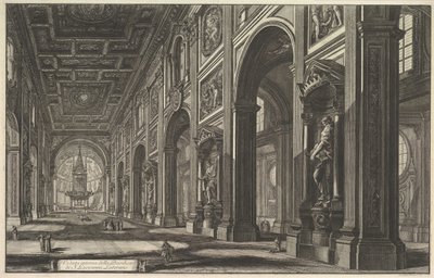 San Giovanni in Laterano. Interno da Giovanni Battista Piranesi