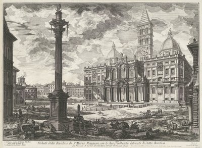Santa Maria Maggiore a Roma (serie: Vedute di Roma) da Giovanni Battista Piranesi
