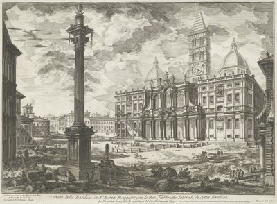 Santa Maria Maggiore a Roma da Giovanni Battista Piranesi