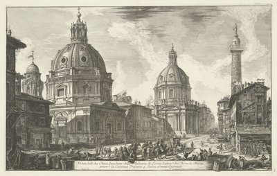 Santa Maria di Loreto e Santissimo Nome di Maria a Roma da Giovanni Battista Piranesi