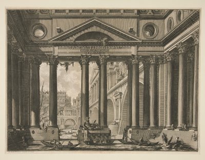 Secondo frontespizio del Volume IV di Le Antichità Romane da Giovanni Battista Piranesi