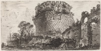 Sepolcro di Metella detto Capo di Bove da Giovanni Battista Piranesi