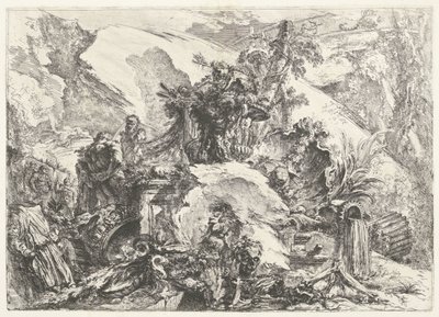 Scheletri e sculture da Giovanni Battista Piranesi