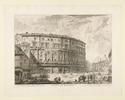 Teatro di Marcello, dalle Vedute di Roma da Giovanni Battista Piranesi