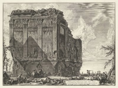 Tempio di Salus vicino a Roma da Giovanni Battista Piranesi
