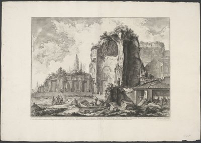 Tempio di Venere e Roma a Roma da Giovanni Battista Piranesi