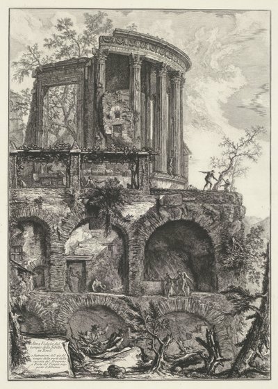 Tempio di Vesta a Tivoli da Giovanni Battista Piranesi