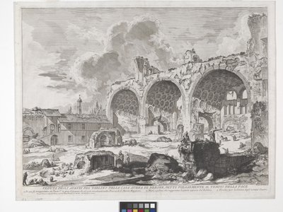 La Basilica di Costantino da Giovanni Battista Piranesi
