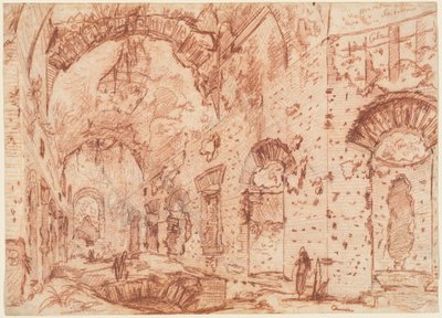 Il "Canopo" della Villa Adriana a Tivoli da Giovanni Battista Piranesi