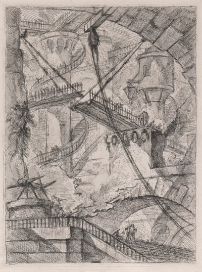 Il Ponte Levatoio, da Carceri d da Giovanni Battista Piranesi