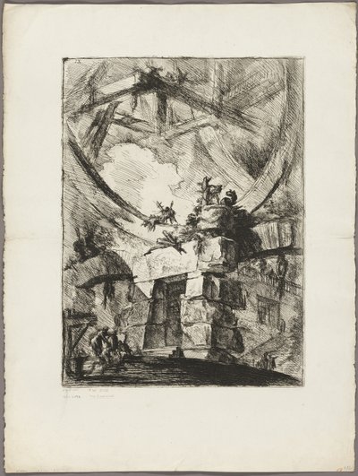 La Ruota Gigante, tavola 9 da Prigioni Immaginarie da Giovanni Battista Piranesi