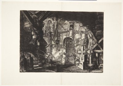 Il molo con catene da Giovanni Battista Piranesi