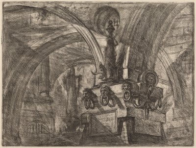 Il Molo con una Lampada da Giovanni Battista Piranesi